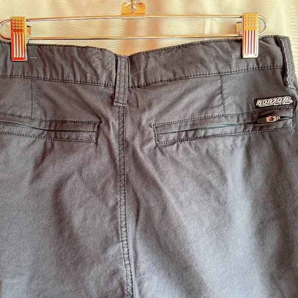 Ron Jon Surf Shop Men's Flat Front Hybrid Walk Shorts Blue Size 30 Beach Pockets - Picture 7 of 10